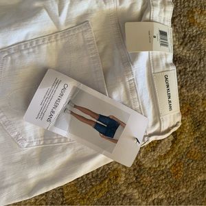 White shorts never worn